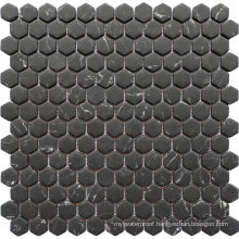 Black Hexagon Shape Fullbody Glass Enable Mosaic